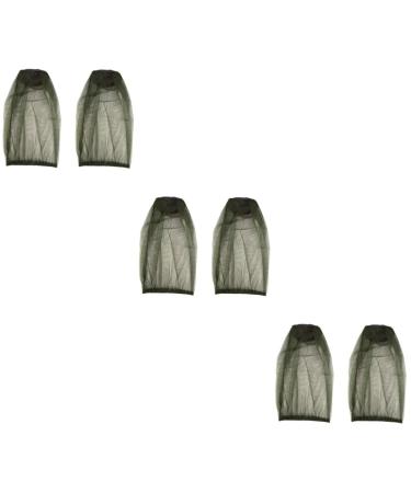 CLISPEED 20pcs Netting Outdoor Heat Net Fishing Hat Mesh Cap Hat Green Travel Net Cap 1