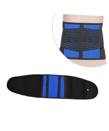 LALAFINA XL Black Waist Support Belt - Adjustable Breathable Back Brace for Lumbar Support & Fitness - Buy Online on GoSupps.com