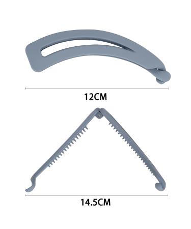 7pcs Matte Banana Hair Clips for Thick Hair - Strong Holder Ponytail Clips for Women - No Slip Fashionable Beauty Clamp - Buy Online on GoSupps.com
