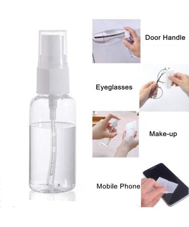 SINIDE 30ml/1oz Spray Bottles 4 Pack - Clear Mini Travel Bottles for Perfume & Liquids - Buy Online on GoSupps.com
