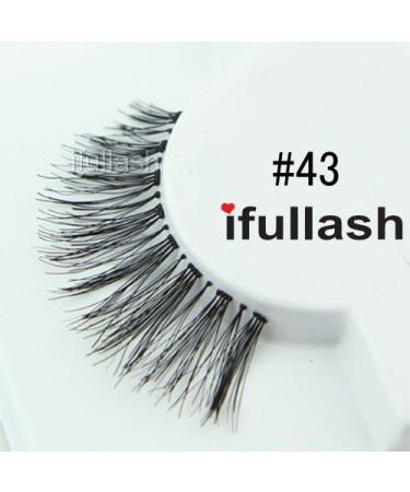 43 12 Pairs ifullash 100% Human Hair Eyelashes