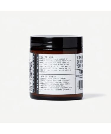 Honor Initiative Beard Butter - Softens & Conditions with Lemongrass Citronella & Eucalyptus - Clean Ingredients | 3.4 fl. oz - Shop Internationally - Buy Online on GoSupps.com