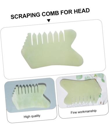Frcolor Head Massage Kamm - Jade Comb for Relaxation Pregnancy and Scalp Care | International Shipping Available - Buy Online on GoSupps.com