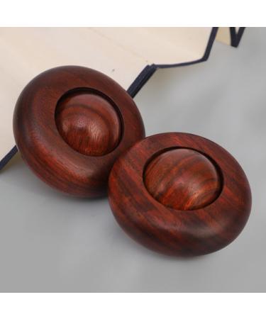 Healvian Hand Massager | Thai Massage Roller Ball for Deep Tissue Relief | Wooden Muscle Massage Device for Shoulders Neck Arms & Feet - Buy Online on GoSupps.com