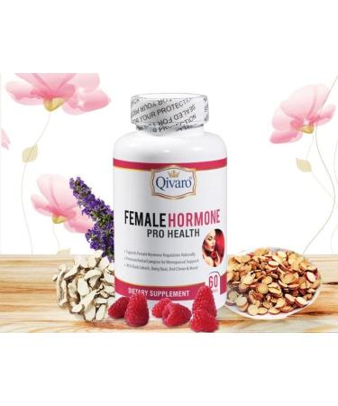 Female Hormone Supplement for Menopause | Hormonal Balance with Black Cohosh Red Clover & Wild Yam - Buy Online on GoSupps.com