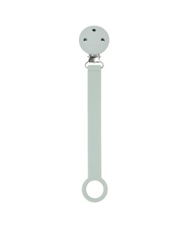 Nattou Pacifier Clip with Universal Holder Silicone 21 cm Light sage green