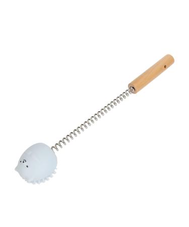 Massage hammer back knock massage hammer manual knock spring massage stick for legs neck shoulder thighs - cute hedgehog design