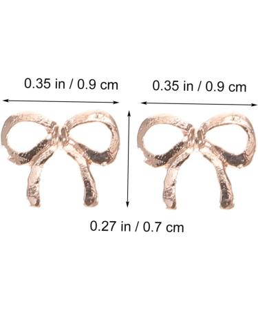 Healeved 1 Nail Art Accessories Decor Rhinestones Flatback Nail Charms Bowknot Nail Art Charms Metal Nail Charms Nail Studs Alloy Nail Rivets Nail Art Studs 3d Manicure Nail Drill 13X7X1cm As Shown - Buy Online on GoSupps.com