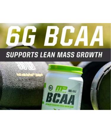 MusclemPharm Essentials BCAA Powder - Orange Mango Flavor - 30 Servings | Post-Workout Recovery Drink - Buy Online on GoSupps.com
