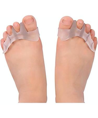 Gel Toe Separators for Men & Women - Bunion Pain Relief | Hammer Toe Straighteners | Plantar Fasciitis Silicon Spreaders - Ideal for Yoga & Sports - Buy Online on GoSupps.com