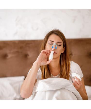 Sky-Blue Nose Pincher Snore Strips - 10pcs Nasal Clips for Snoring and Nose Bleeding - Buy Online on GoSupps.com