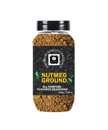 EDZZEL EDZZEL Premium Quality Ground Indian Nutmeg 100g Tin (Pack of 2)