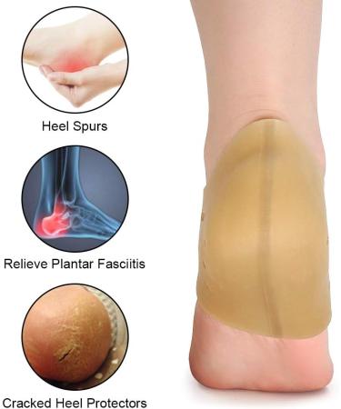 Dr. Foot's Heel Protectors Large - Plantar Fasciitis Relief for Women's 8-13.5/Men's 7-13, Pack of 2 - Buy Online on GoSupps.com