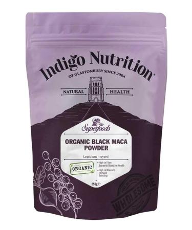 Indigo Herbs Organic Black Maca Powder 250g