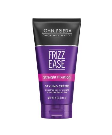 John Frieda Frizz-Ease Straight Fixation Styling Creme 5 oz (Pack of 7) 5 Ounce (Pack of 7)