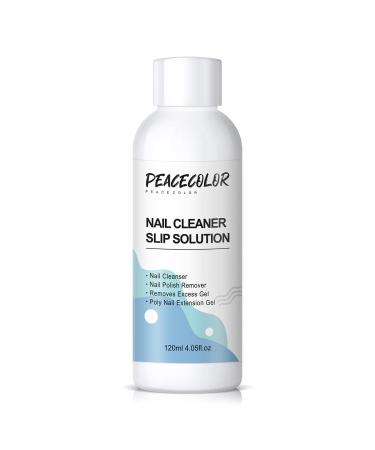 PEACECOLOR 120 ml Poly Gel Slip Solution Acrylic Liquid Slip Solution for Poly Nail Gel Nails Starter Set PD01-013