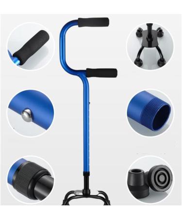 Large Four-Legged Crutches for The Elderly Non-Slip Walking Stick Quadrangular Crutches Ascending and Retracting Crutches for The Elderly Getting Up H Lucky Star - Buy Online on GoSupps.com