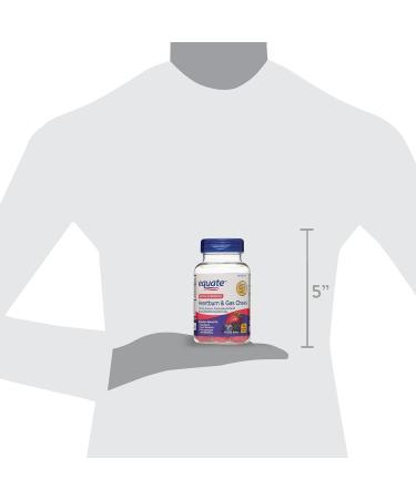 BASKETGOODS Equate Antacid and Anti Gas-Extra Strenght Tablets chewable Mixed Berry Flavor 54 Count (Pack of 1) Set by Basket Goods - Buy Online on GoSupps.com