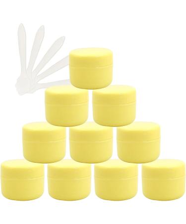 empty jars with lids cosmetic jar B0CL9K7SRC12 PC Empty 50ml Pink Plastic Cosmetic Jars with Screw Lid 50g Small Pot with Inner Linner for Cosmetic Travel Gel Lip Balm + 5X Spatula (Color : Roze S (