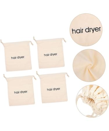 Baluue 20 Pcs Hair Dryer Storage Bag Canvas Shopping Bags Canvas Cosmetic Bag Cosmetics Bag Fabric Beige - Buy Online on GoSupps.com