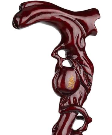 Cane Crutch Wooden Pear Wood Cane Iron Pear Engravable Head Handle Walking Stick High-End Walking Cane Suitable Gift for The Elderly 90cm crutch-11.19 Selfless dedication - Buy Online on GoSupps.com