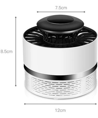 Electric Indoor Mosquito Trap Mosquito Killer Lamp Electric Indoor Mosquito Trap Repellent Lamp Bug Zappers Insect Killer Insect Fly Trap UV LED Light with USB Power White - Buy Online on GoSupps.com