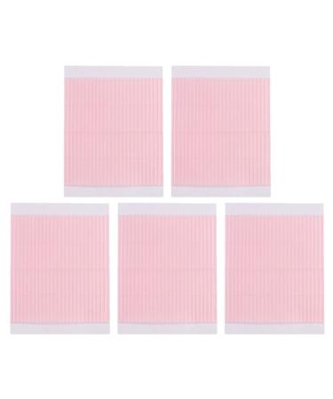 Beaupretty 5 Tool One Self-adhesive Thin Eyelid Strips Lift for Instant Girls Eye Double Breathable Tools Invisible Pink Stickers Tapes Tape Sticky/Sided Slim Self- Sticker Makeup