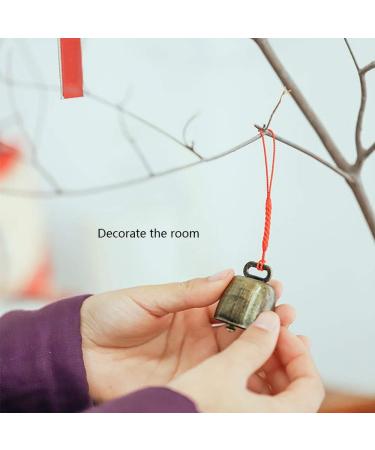 Super Loud Antique Style Metal Cowbells - 2 Green Bronze Bells for Horses Sheep & Farms | Brass & Copper Animal Bells - Buy Online on GoSupps.com