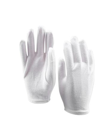 FRCOLOR 18 Pairs Hydrating Jewelry Inspection Lab Safety Work Extra Large Inspection Hand Care Moisturizing White