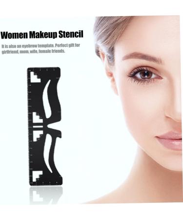 Amosfun Eyebrow Design Eyebrow Card Makeup Kits Guide Measuring Tool Reusable Eyebrow Stencil Supplies - Buy Online on GoSupps.com