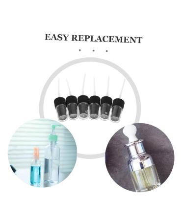 Ipetboom 20pcs Fine Mist Spray Nozzles for Bottles Black Plastic Replacement for Essential Oils Cosmetic Use and Travel - Buy Online on GoSupps.com