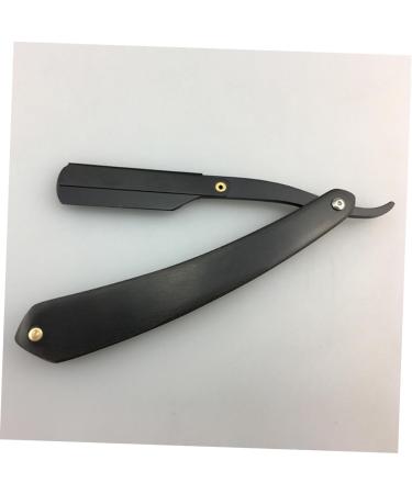 Doitool Razor with Wooden Handle - Safe Metal Shaving Razor for Men | Barber Steel Manual Eyebrow Knife - Buy Online on GoSupps.com