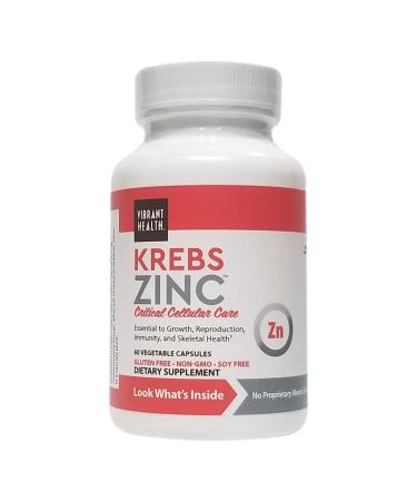 Krebs ZINC - 30mg ZINC + 100mg of ZINC Complex per Capsule - 60 Capsules