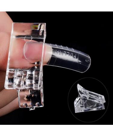 1 to 20 pcs Nail Tips Clip Quick Building Poly UV Builder Gel Extension Clamp (Nail Clip X 1)