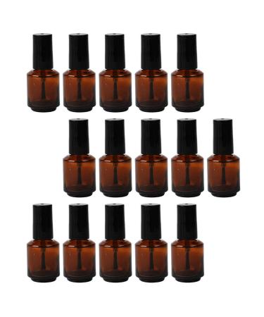 Beaupretty 15 St. Empty Nail Polish Bottles - Refillable Glass Nail Cosmetic Containers for Easy Packaging (5.3x3.2 cm) - Buy Online on GoSupps.com