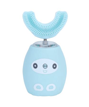 Hyuduo electric children's toothbrush U-shaped low frequency ultrasound toothbrush intelligent toothbrush USB charging for children (2-7 years old) toothbrush set 1 piece (1 Pack)