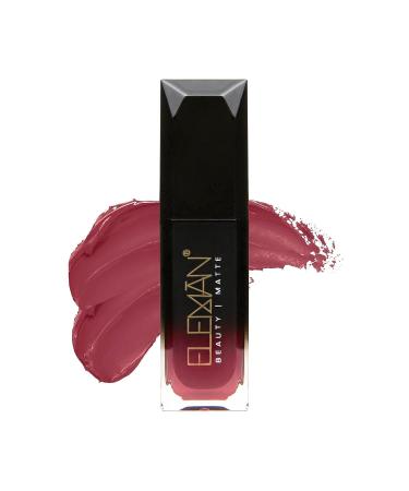Eleman Liquid Matte Lipstick Muted Rose Capri Edition - Long Lasting Ultra-Pigmented - Vitamin E Infused No Drying Formula - Vegan And Cruelty-Free Ingredients 19 Oz Capri - Muted-Rose