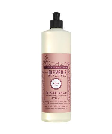 MRS MEYER'S Rose Dish Soap 473 ML