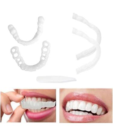 Buy Nitaiun Instant Veneers for Couples - Upper & Lower Snap-On Teeth for a Perfect Smile | Comfort Prostheses (4 Pieces) - Buy Online on GoSupps.com