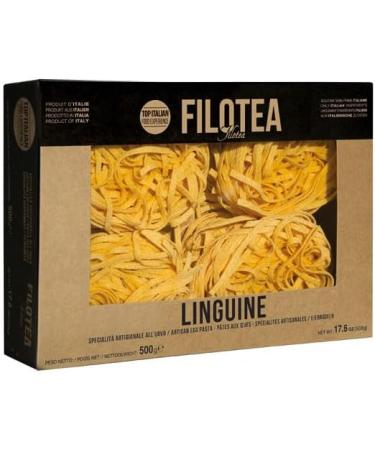  Italian Gourmet E.R. Filotea Linguine Egg Pasta Pack of 12 egg pastas made with Italian ingredients 500g + 400g box - Buy Online on GoSupps.com