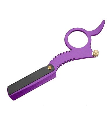 Buy Vintage Purple Anti-Rust Straight Edge Razor - Perfect for Personal Use | International Shipping Available - Buy Online on GoSupps.com