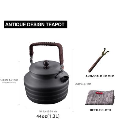 Alocs 1.3L Portable Camping Kettle - Lightweight Tea & Coffee Pot for Outdoor Hiking and Picnics - Buy Online on GoSupps.com