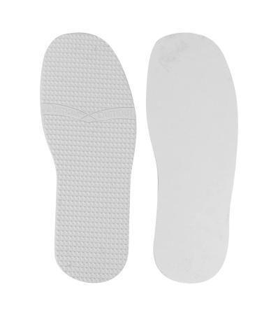 Agatige Rubber Full Soles 33.4cm Shoe Sole Replacement Non-Slip Shoes Bottom Rubber Soling Sheet Wave DIY Shoes Repair Material 3.5mm Thickness for Rubber Shoes Cloth Shoes Leather Shoes White