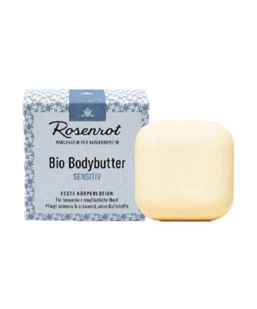 Rose red natural cosmetics - organic body butter - sensitive - 70g - for particularly sensitive skin - maintains intensive & gentle without fragrances