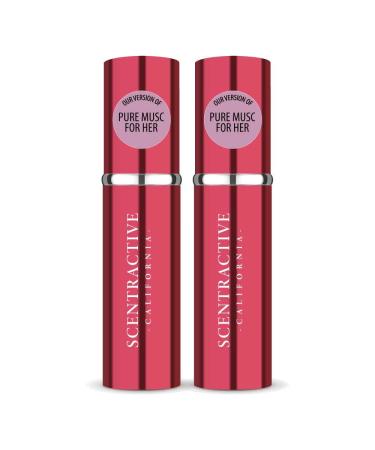 CA Perfume Impression of Pure Musk For Women Replica Version Fragrance Dupes Concentrated Long Lasting Eau de Parfum Spray Refillable Atomizer Bottle 0.17 Fl Oz/5ml-X2 NARCISO R. PURE MUSC IMPRESSION 0.34 Fl Oz (Pack of 1)