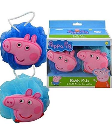 Pig Character Soft Mesh Bath Puffs Scrubbies - 2 Pcs - Buy Online on GoSupps.com