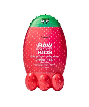 . Kids 2-in-1 Bubble Bath and Body Wash Strawberry Vanilla 12 fl Oz Pack Of 1.