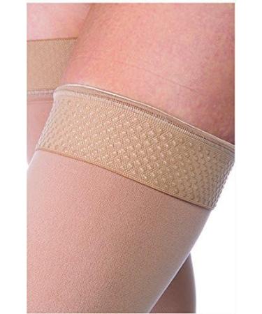 JOBST Relief 20-30 mmHg Thigh High Compression Socks with Silicone Band - X-Large Beige (1 Pair) - Buy Online on GoSupps.com