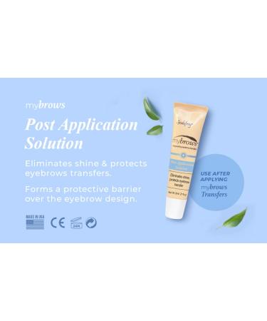 Godefroy Mybrows Post-Application Solution - 0.27 Oz - Extend Life & Remove Shine for Temporary Tattoos, Eyebrow Transfers, Brow Stamps - Buy Online on GoSupps.com
