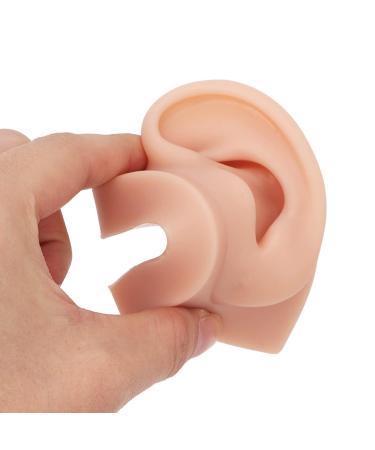 Flexible Reusable Silicone Ear Model (Middle Skin Color) - 1 Pair for Teachers and Salons - Buy Online on GoSupps.com